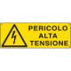 Cartello autoadesivo EasyFix pericolo alta tensione EN ISO 7010