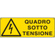 Cartello autoadesivo EasyFix quadro sotto tensione EN ISO 7010