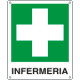 Cartello autoadesivo EasyFix emergenza infermeria UNI ISO 7010