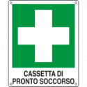 Cartello autoadesivo EasyFix cassetta pronto soccorso EN ISO 7010