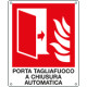 Cartello autoadesivo EasyFix porta tagliafuoco chius. aut. EN ISO 7010