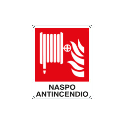 Cartello autoadesivo EasyFix naspo antincendio EN ISO 7010