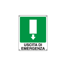 Cartello adesivo EasyFix uscita di emergenza