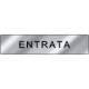 Targa alluminio specchio EasyFix ENTRATA