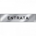 Targa alluminio specchio EasyFix ENTRATA