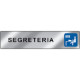Targa alluminio specchio EasyFix SEGRETERIA