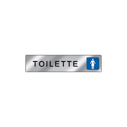 Targa alluminio specchio EasyFix TOILETTE DONNA