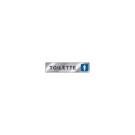 Targa alluminio specchio EasyFix TOILETTE DONNA