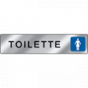Targa alluminio specchio EasyFix TOILETTE DONNA