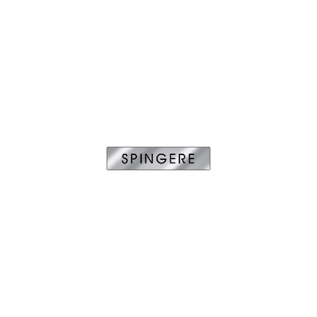 Targa alluminio specchio EasyFix SPINGERE