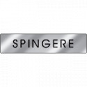 Targa alluminio specchio EasyFix SPINGERE