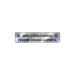 Targa alluminio specchio EasyFi per ARIA CONDIZIONATA