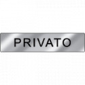 Targa alluminio specchio EasyFi per PRIVATO