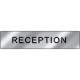Targa alluminio specchio EasyFi per RECEPTION