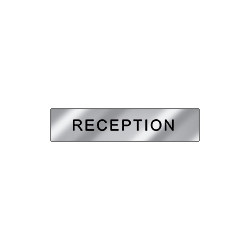 Targa alluminio specchio EasyFi per RECEPTION