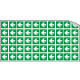 Foglio n. 50 etichette adesive simbolo freccia direzionale