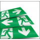 Kit 3 pittogrammi dx,sx,avanti per EXIWAY SMARTLED versione a soffitto