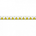 Foglio n. 10 etichette adesive 30x30 Pericolo rumore