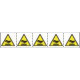 Foglio n. 5 etichette adesive 60x60 Emissione calore