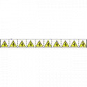 Foglio n. 10 etichette adesive 30x30 Pericolo schiacciam. dita da rulli