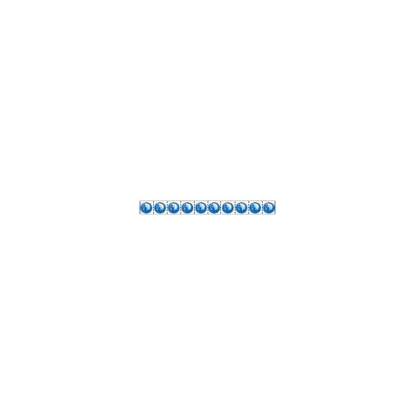 Foglio n. 10 etichette adesive 30x30 Obbligo uso cuffie