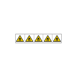 Etichetta pericolo infiammabile EN ISO 7010