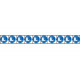 Foglio n. 10 etichette adesive 30x30 Obbligo uso scarpe. . . EN ISO 7010