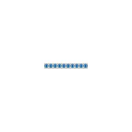 Foglio n. 10 etichette adesive 30x30 Obbligo proteg. udito EN ISO 7010