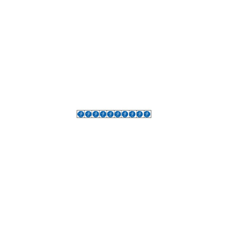 Foglio n. 10 etichette adesive 30x30 Obbligo imbracatura EN ISO 7010