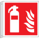 Cartello bifacciale flessibile solo simbolo Estintore EN ISO 7010
