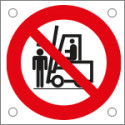 Cartello alluminio divieto sostare sotto le forche