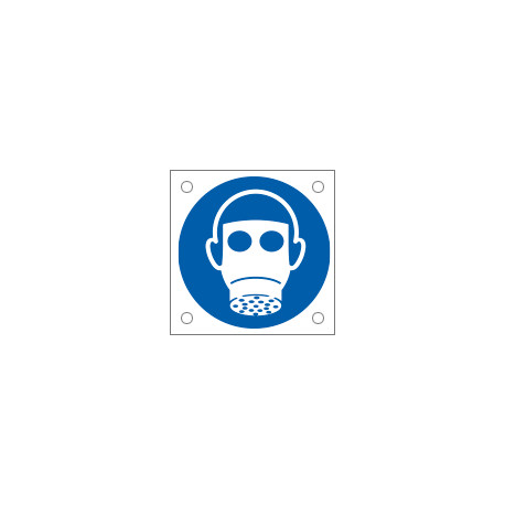 Cartello bordo macchina obbligo proteggere vie resp. . EN ISO 7010