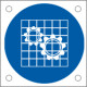 Cartello obbligo controllare le protezioni EN ISO 7010