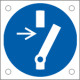 Cartello obbligo disconnettere il macchinario prima di. . . . EN ISO 7010
