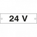 Cartello alluminio 24 VOLT