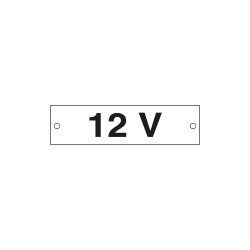 Cartello alluminio 12 VOLT