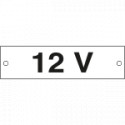Cartello alluminio 12 VOLT