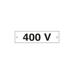 Cartello alluminio 400 V