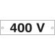 Cartello alluminio 400 V