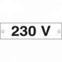 Cartello alluminio 230 V