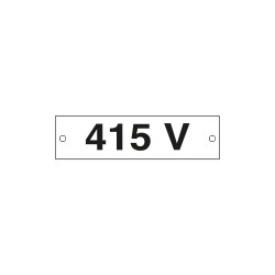 Cartello alluminio 415 VOLT