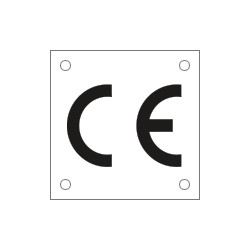 Cartello alluminio simbolo CE