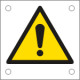 Cartello alluminio pericolo generico EN ISO 7010