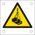 Cartello pericolo carichi sospesi EN ISO 7010