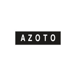 Etichetta adesiva fondo nero AZOTO