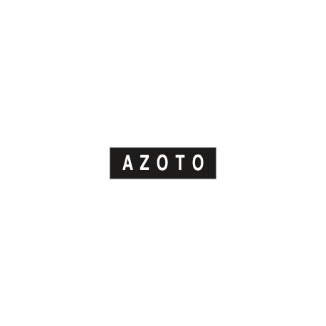 Etichetta adesiva fondo nero AZOTO