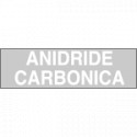 Etichetta adesiva fondo grigio ANIDRIDE CARBONICA