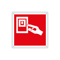 Cartello sicurezza interruttore elettrico