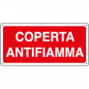 Cartello coperta antifiamma