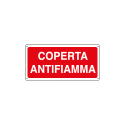 Etichetta adesiva coperta antifiamma